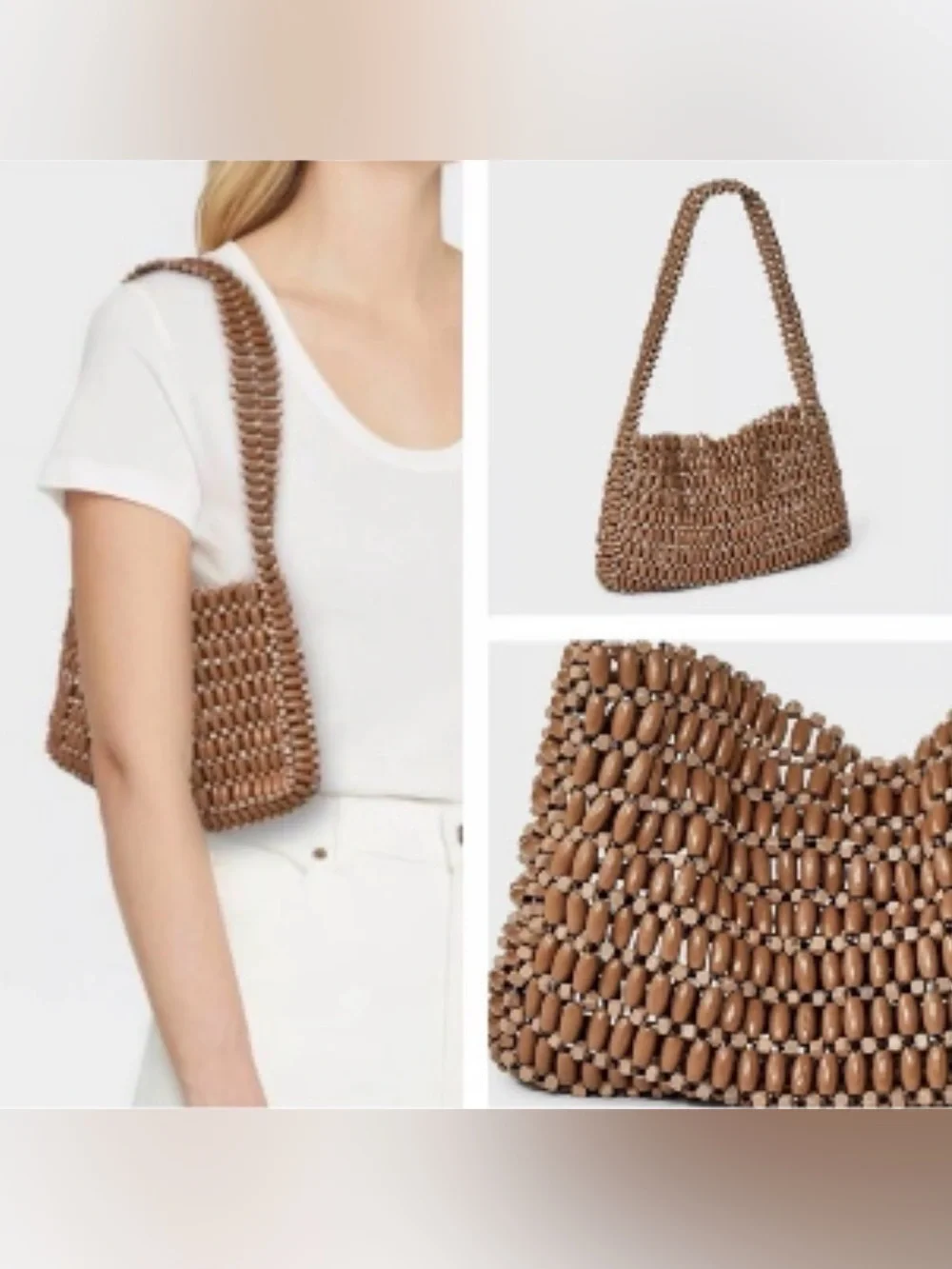a new day Tan Beaded Shoulder Bag - Picture 8 of 8